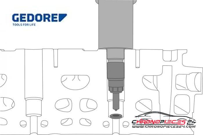 Achat de GEDORE KL068080EA Outil de démontage d'injecteur Ford EcoBlue pas chères