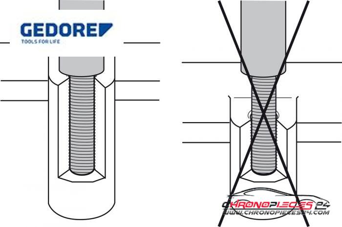 Achat de GEDORE KL018614KB Extracteur de pulvérisateur/injecteur pas chères