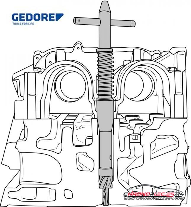 Achat de GEDORE KL-0186-50 B Kit de nettoyage de sièges d'injecteurs pas chères