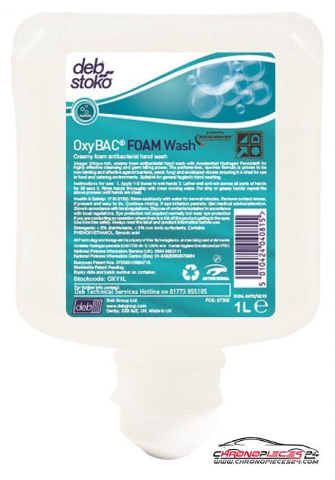 Achat de AD OXY1LNL Nettoyant pour les mains OxyBac Foam Wash 1 L cartouche pas chères