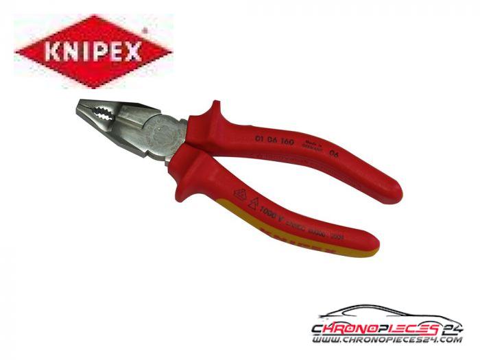 Achat de KNIPEX 01 06 160 Pince universelle VDE 160 mm pas chères