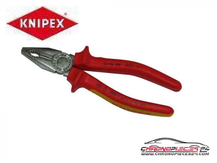 Achat de KNIPEX 03 06 200 Pince universelle VDE 200 mm pas chères