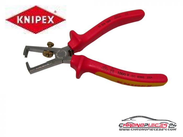 Achat de KNIPEX 11 06 160 Pinces à dénuder VDE pas chères