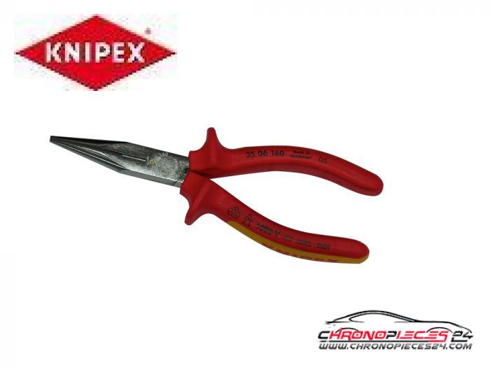 Achat de KNIPEX 25 06 160 Pince à bec plat VDE pas chères