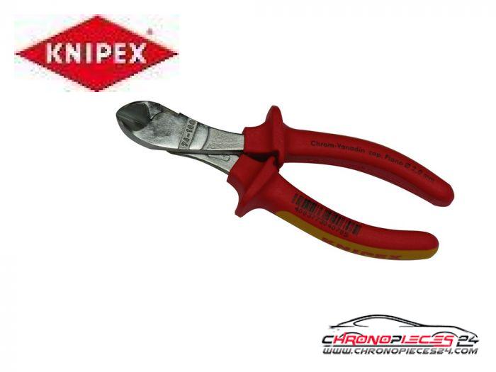 Achat de KNIPEX 74 06 160 Pinces coupantes latérales industrielle VDE 160 mm pas chères