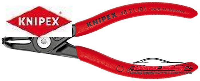 Achat de KNIPEX 4821J01 Pinces de précision pour circlips intérieurs, courbées 8 - 13 mm pas chères