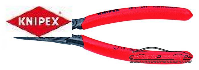 Achat de KNIPEX 49 21 A01 Pinces de précision pour circlips extérieurs, courbées 3 - 10 mm pas chères