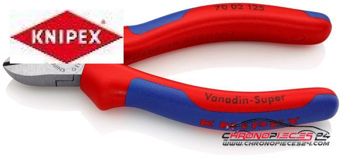 Achat de KNIPEX 70 02 125 Pinces coupantes latérales 125 mm pas chères