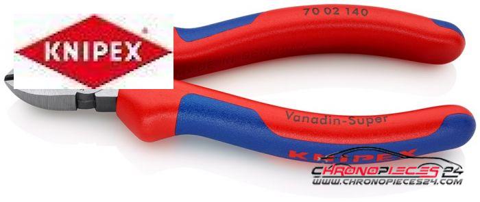 Achat de KNIPEX 70 02 140 Pinces coupantes latérales 140 mm pas chères