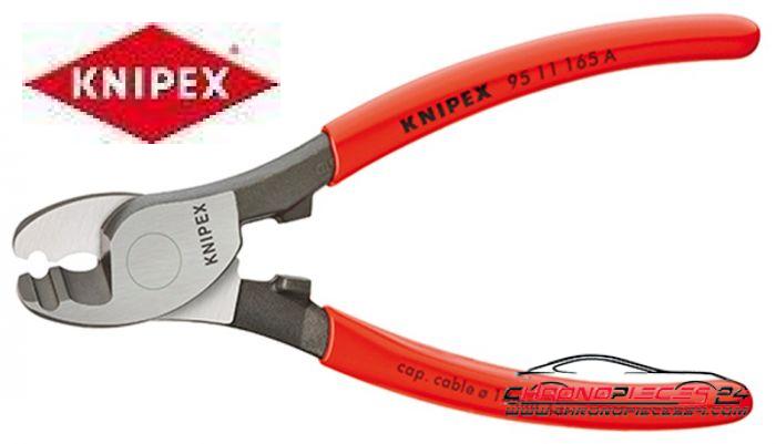 Achat de KNIPEX 95 11 165 Coupe-câbles ø 15 mm pas chères