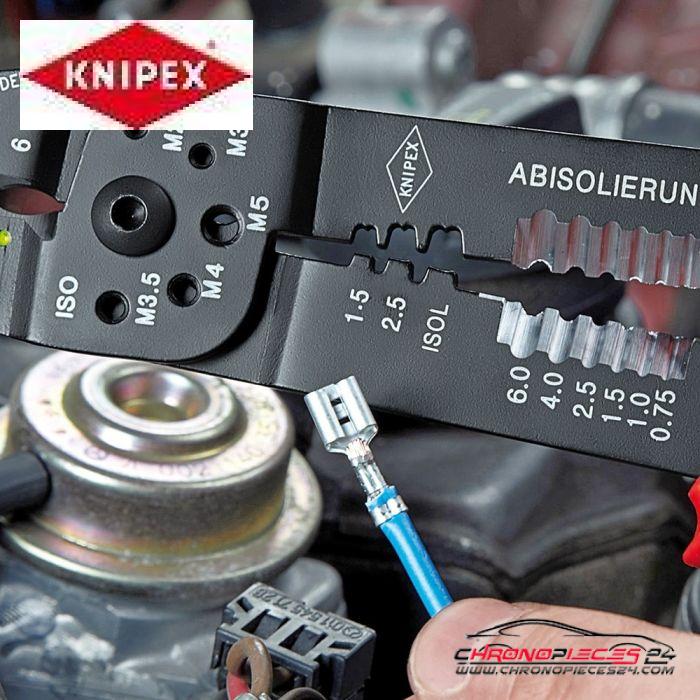 Achat de KNIPEX 97 22 240 Pince à cosses 0,5 - 6,0 mm² pas chères