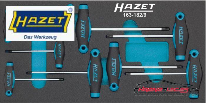 Achat de HAZET 163-182/9 Assortiment de tournevis Torx manche en T 9 pièces pas chères