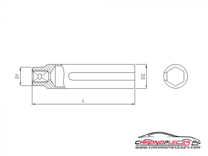 Achat de PANASONIC 810005 Douille de sonde lambda 1/2 " pas chères