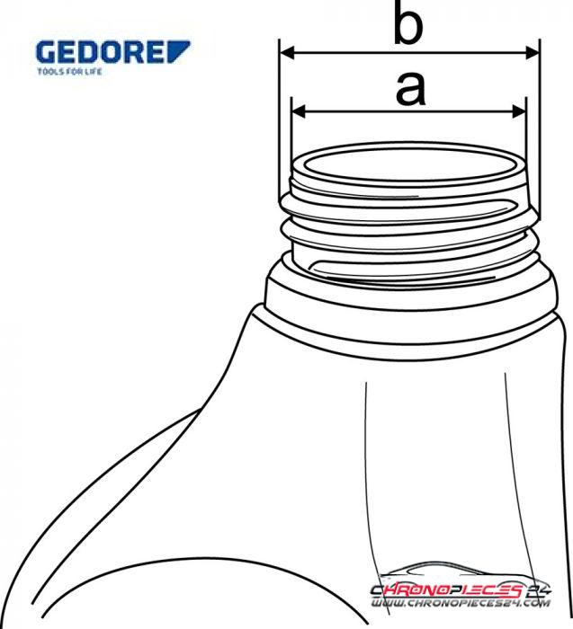 Achat de GEDORE KL-0288-11 Tuyau de remplissage DSG pas chères