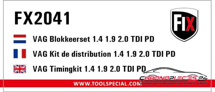 Achat de Q-FIX FX2041 Kit d'outils de distribution VAG pas chères