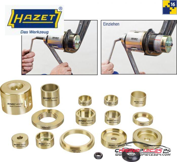 Achat de HAZET 4925-2506/16 Jeu d'outils silentbloc 16 pièces pas chères