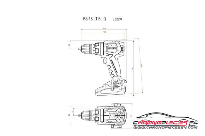 Achat de METABO 602334840 Perceuse/visseuse 18 V sans batterie pas chères