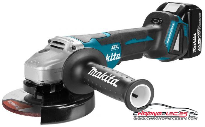 Achat de MAKITA DGA505RTJ Meuleuse coudée 5,0 Ah 2 batteries pas chères