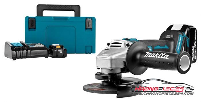 Achat de MAKITA DGA506RTJ Meuleuse coudée 5,0 Ah 2 batteries pas chères