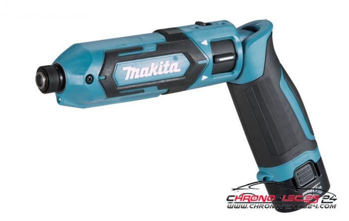 Achat de MAKITA TD022DSE Tournevis à frapper 1/4 " 7,2 V 25 Nm 2 batteries pas chères