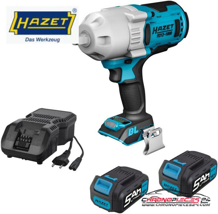 Achat de HAZET 9212-1000/4 Clé à choc 1/2 " 18 V 5,0 Ah 1.400 Nm 2 batteries pas chères