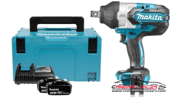 Achat de MAKITA DTW1001RTJ Clé à choc 3/4 " 18 V 5,0 Ah 1.050 Nm 2 batteries pas chères