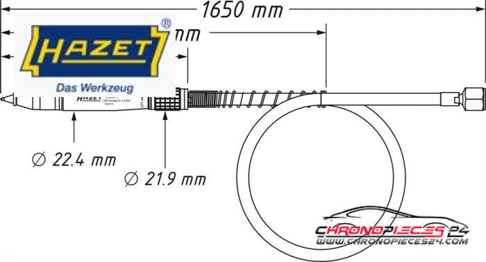 Achat de HAZET 9035G1 Pointe à graver pas chères