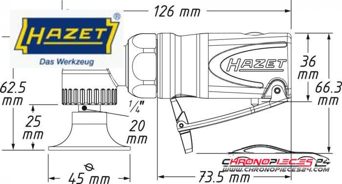 Achat de HAZET 9033M-11 Décapeur à rouleau mini pas chères