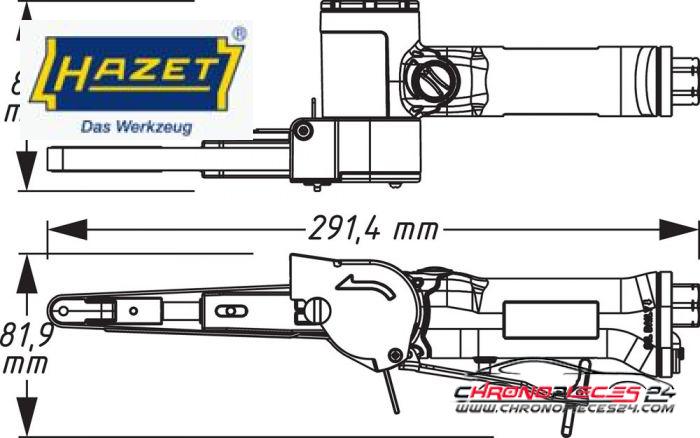 Achat de HAZET 9033N-4 Ponceuse à ruban 330 x 10 mm pas chères