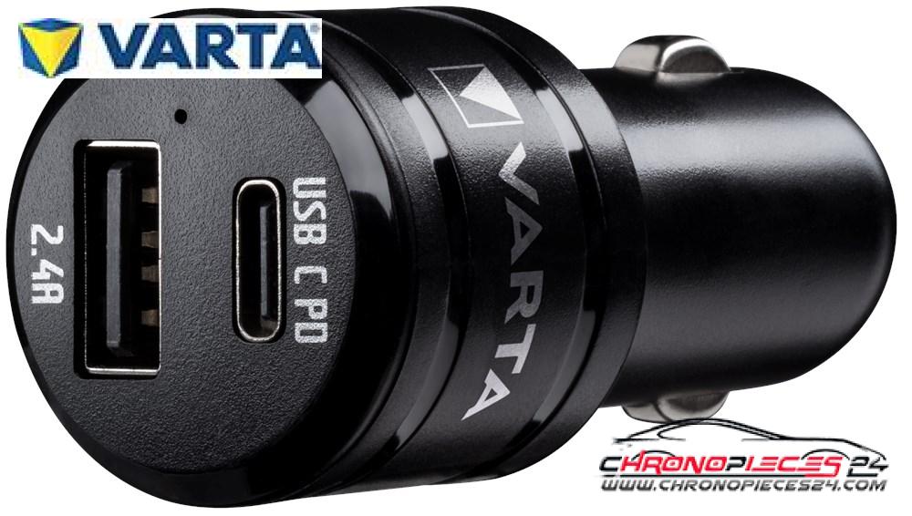 Achat de VARTA CAR POWER 2 Chargeur de voiture USB 2 ports pas chères