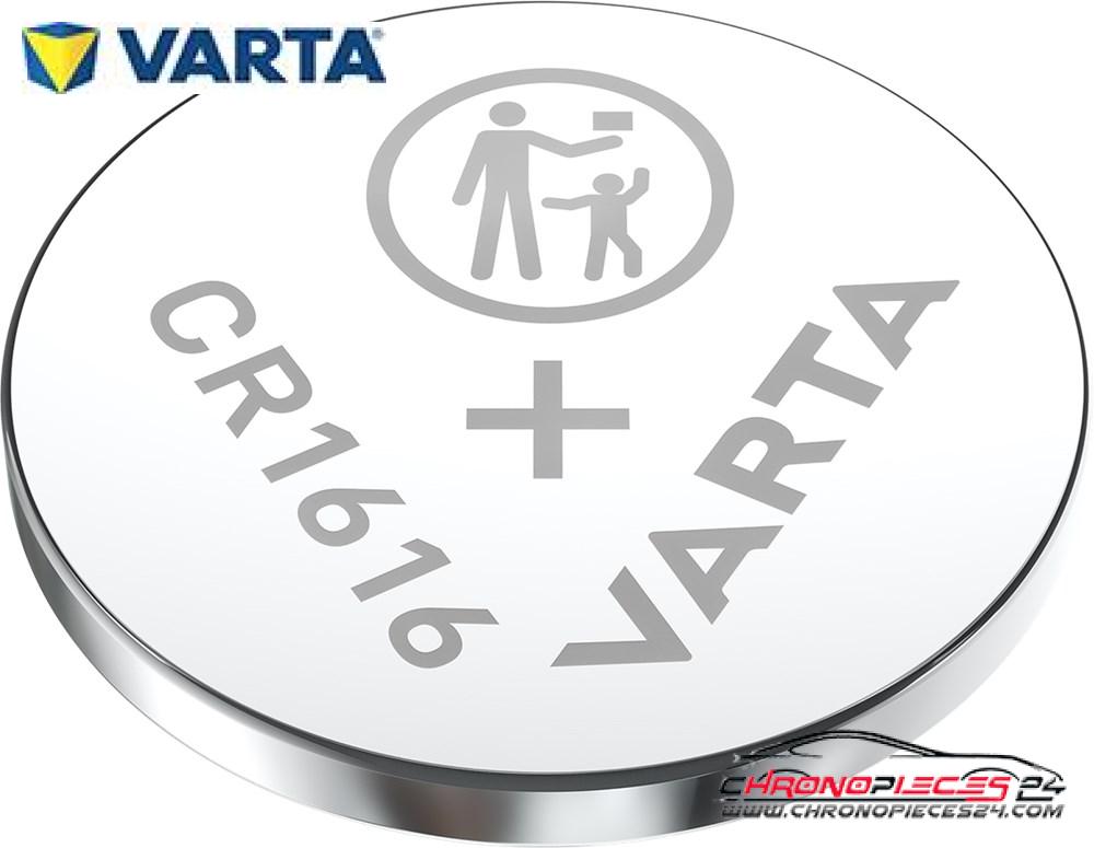 Achat de VARTA CR1616 Pile bouton Lithium CR1616 pas chères