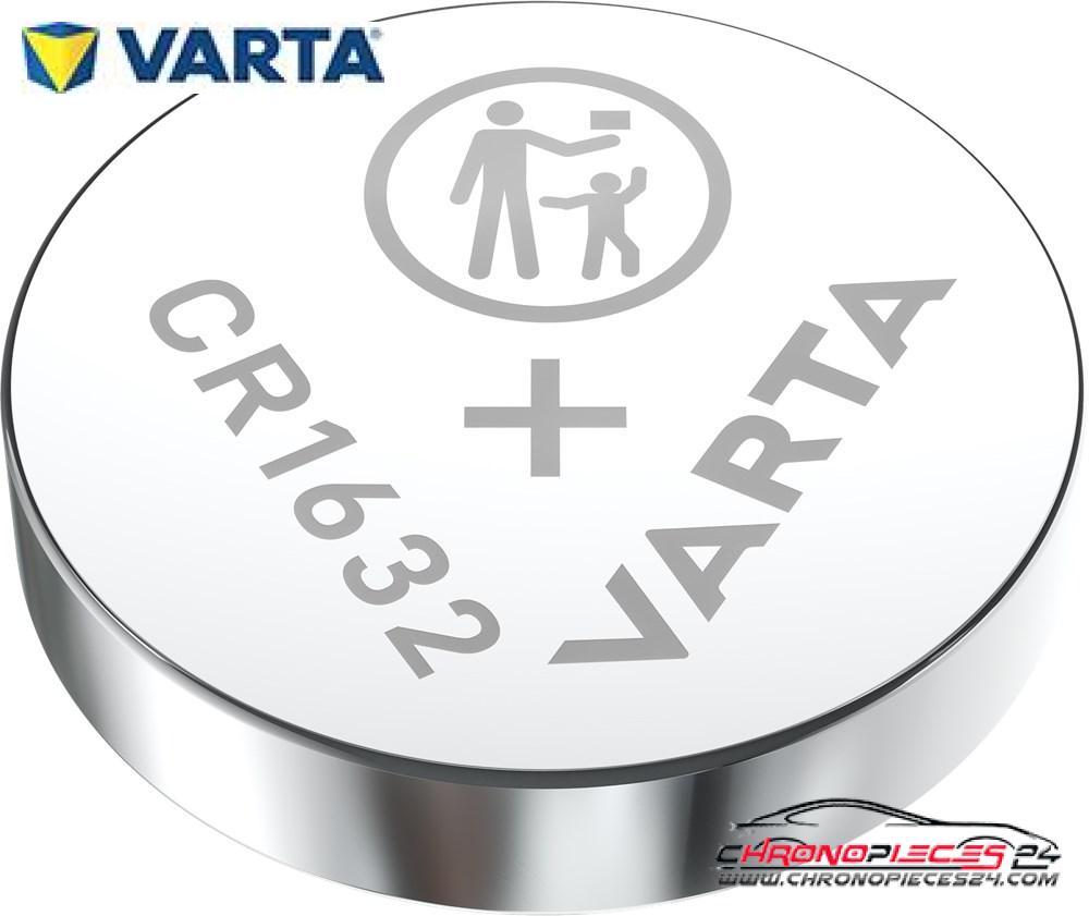 Achat de VARTA CR1632 Pile bouton Lithium CR1632 pas chères