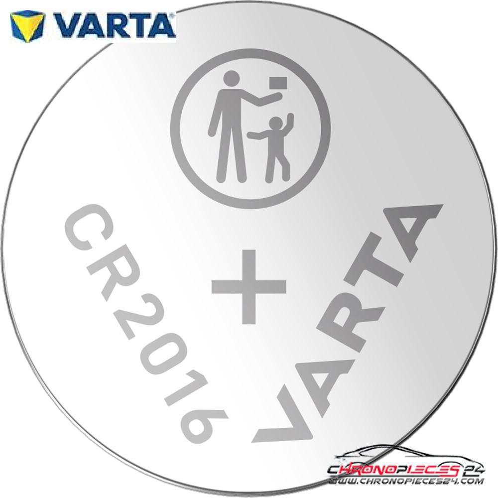 Achat de VARTA CR2016/2 Pile bouton Lithium CR2016 pas chères