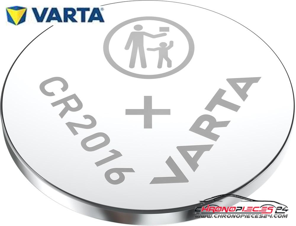 Achat de VARTA CR2016/2 Pile bouton Lithium CR2016 pas chères