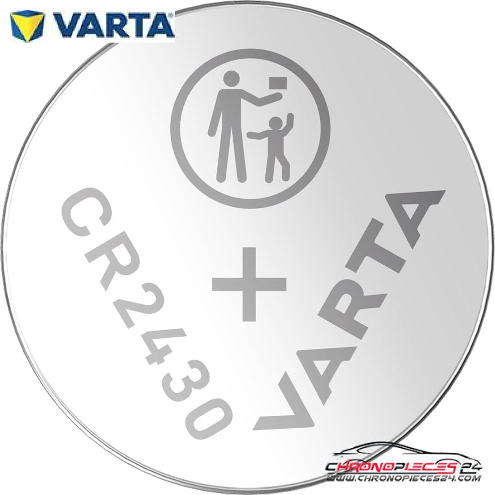 Achat de VARTA CR2430/2 Pile bouton Lithium CR2430 pas chères