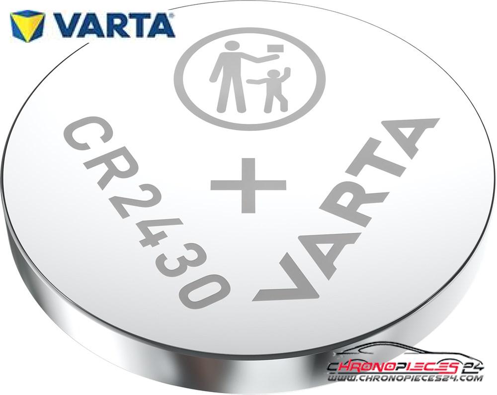 Achat de VARTA CR2430/2 Pile bouton Lithium CR2430 pas chères