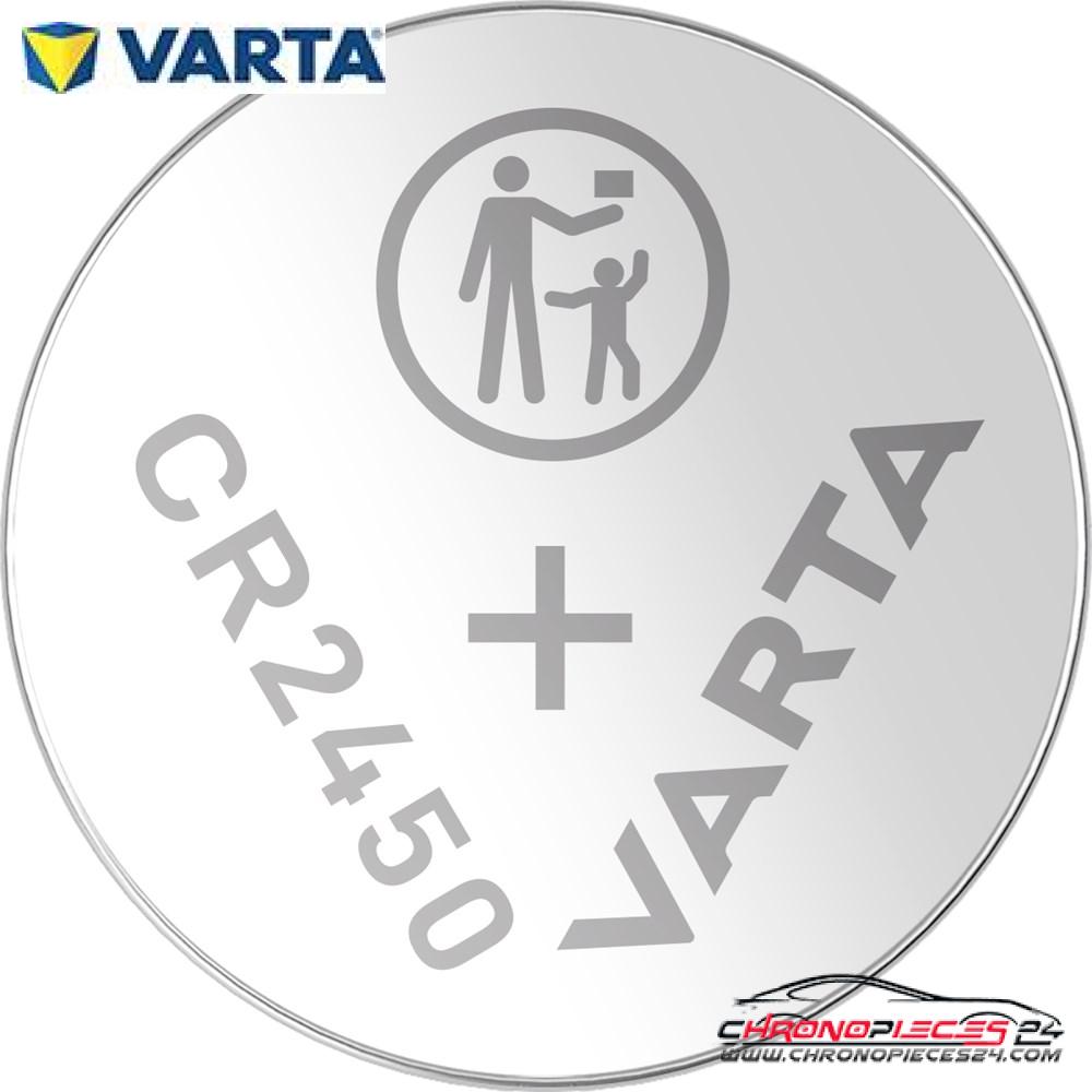 Achat de VARTA CR2450 Pile bouton Lithium CR2450 pas chères