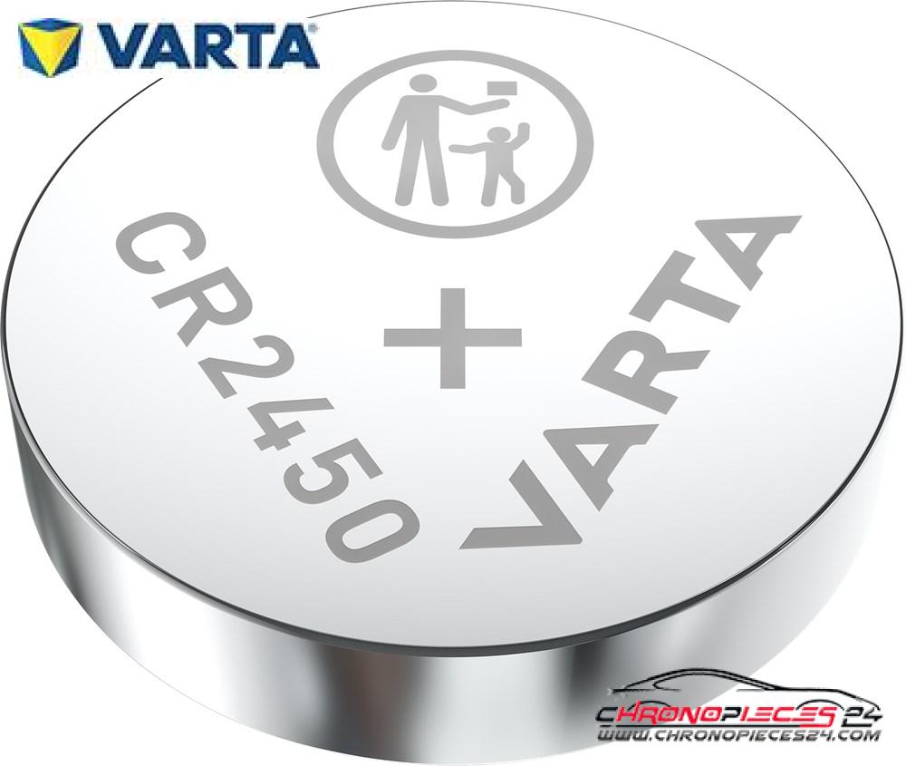 Achat de VARTA CR2450 Pile bouton Lithium CR2450 pas chères