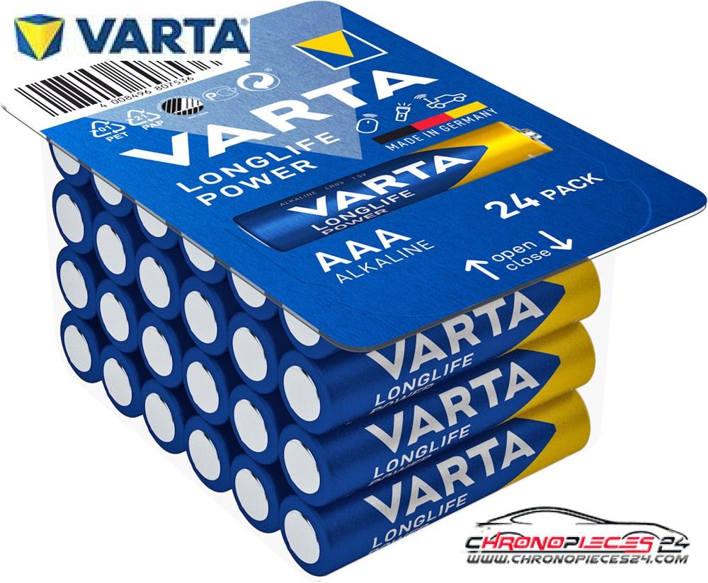 Achat de VARTA LR03/24 LP Pile longue AAA Longlife Power 24p. pas chères