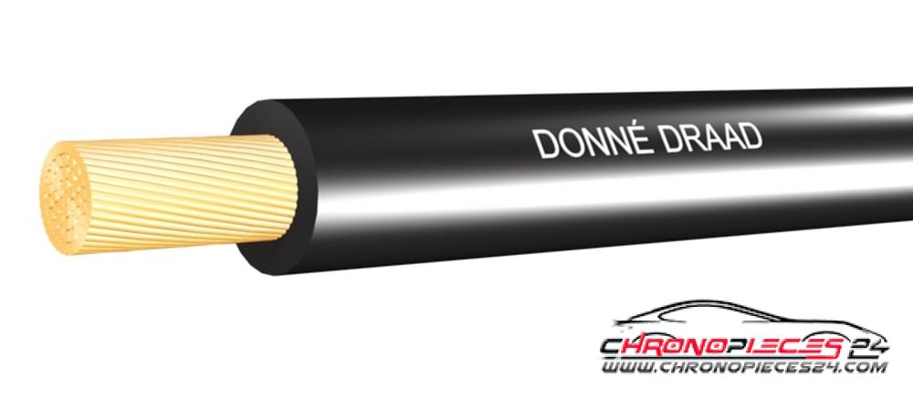 Achat de DONNE D04001 Câble de batterie PVC 10 mm² Noir 50m pas chères