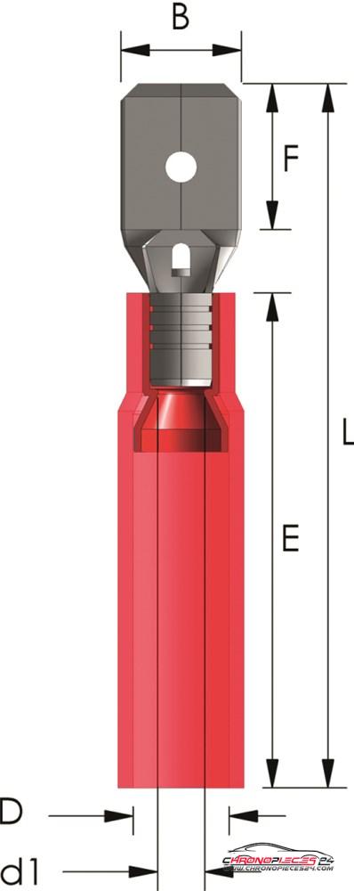 Achat de TIREX D08540/5 Fiche plate rétractable étanche à l'eau 0,5 ~ 1,5 mm² 5p. pas chères