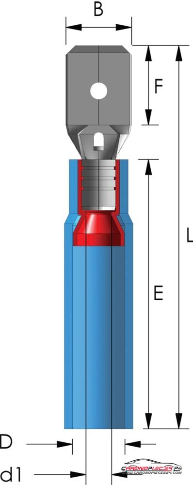 Achat de TIREX D08740/5 Fiche plate rétractable étanche à l'eau 1,5 ~ 2,5 mm² 5p. pas chères