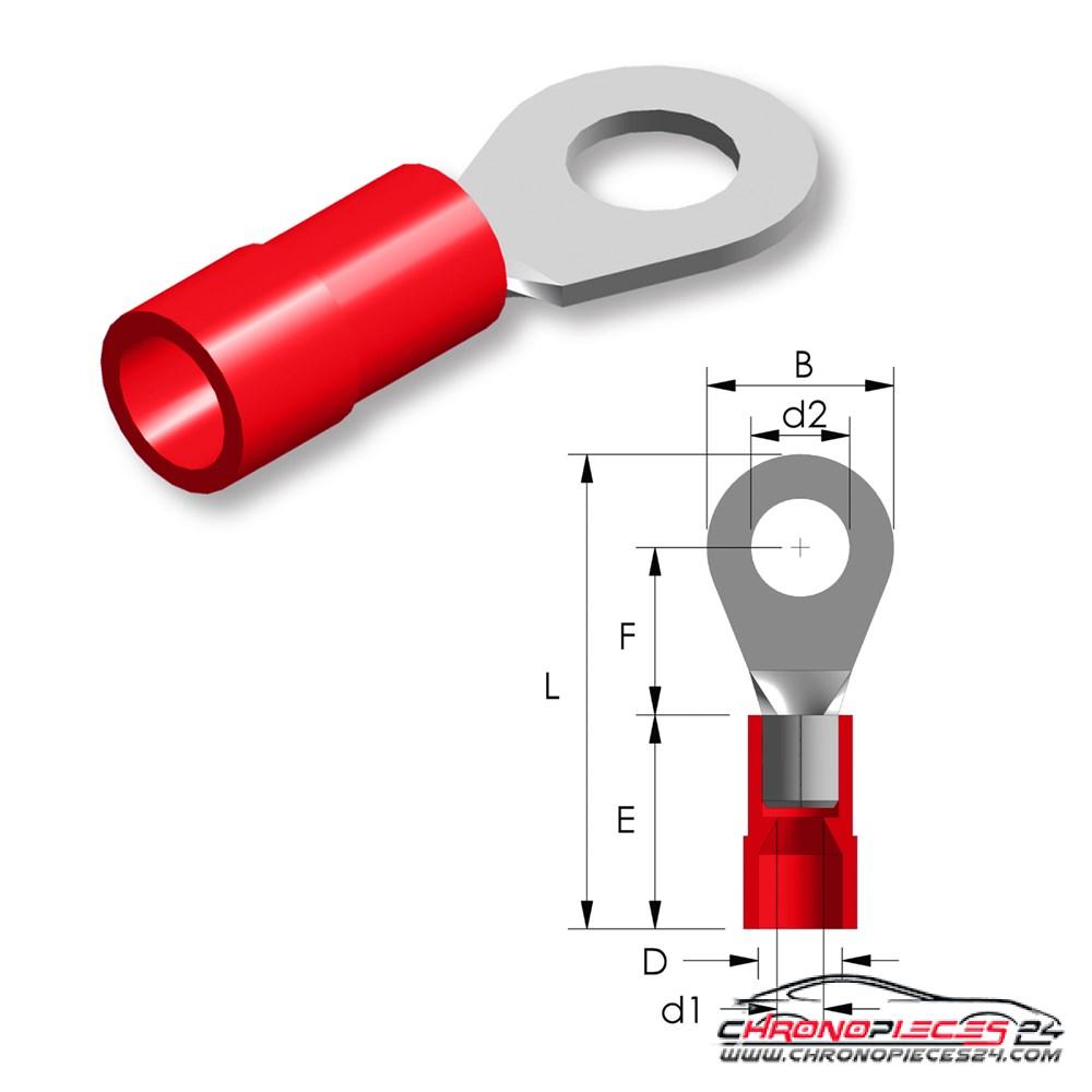 Achat de TIREX D08105/5 Cosse ronde Nylon M3 / 0,5 ~ 1,5 mm² 5p. pas chères