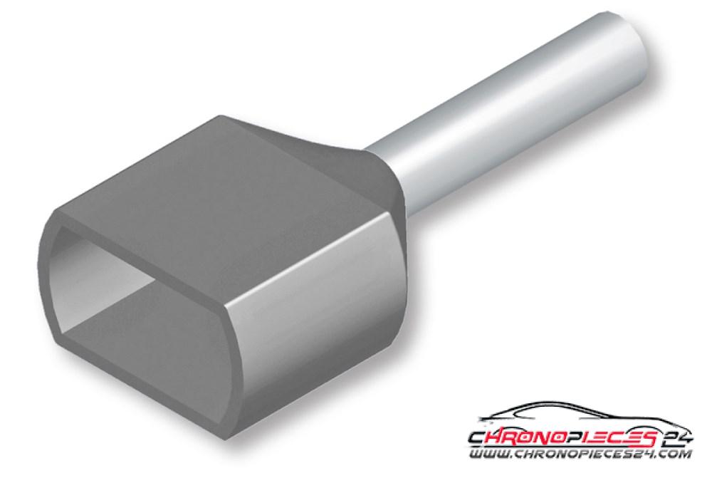 Achat de TIREX D08516/5 Embout de câble Double 2x 4,00 mm² Gris 5p. pas chères