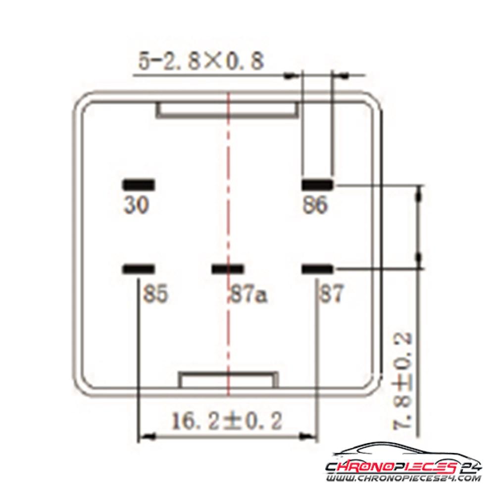 Achat de TIREX D14142/1S Relais alternatif 12V 40A 1p. blister pas chères