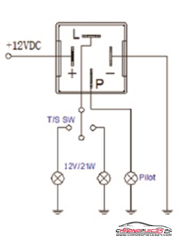 Achat de TIREX D14146/1G Clignoteur 12V 21W 1p. poche pas chères