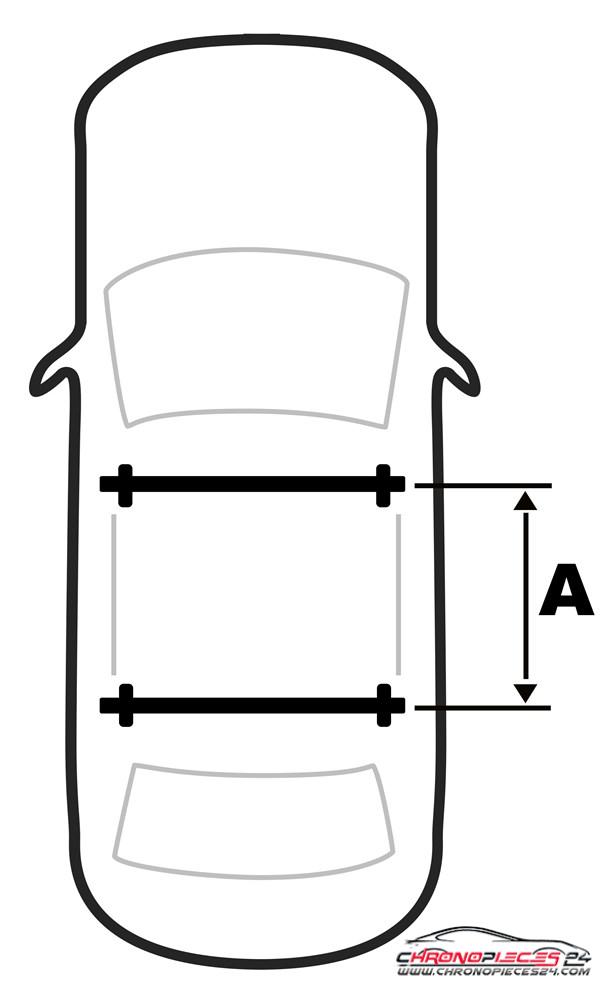 Achat de HAPRO 25911 Coffre de toit Traxer 8.6 pas chères