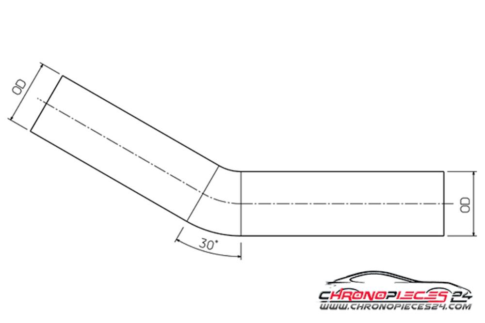 Achat de ROMAX 823176 Coude à souder 30° diamètre externe : 76 mm pas chères