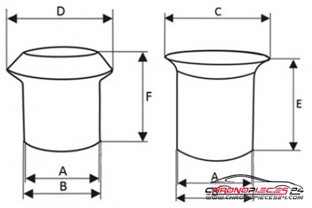 Achat de ROMAX 899003 Kit réparation de joint trompette Diamètre intérieur : 41 mm pas chères