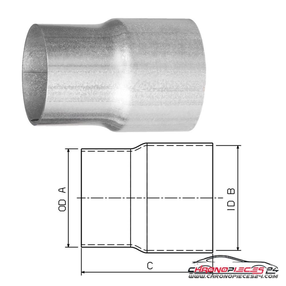 Achat de ROMAX 833028 Manchon de raccord de tuyau 25 x 28 x 80 mm pas chères